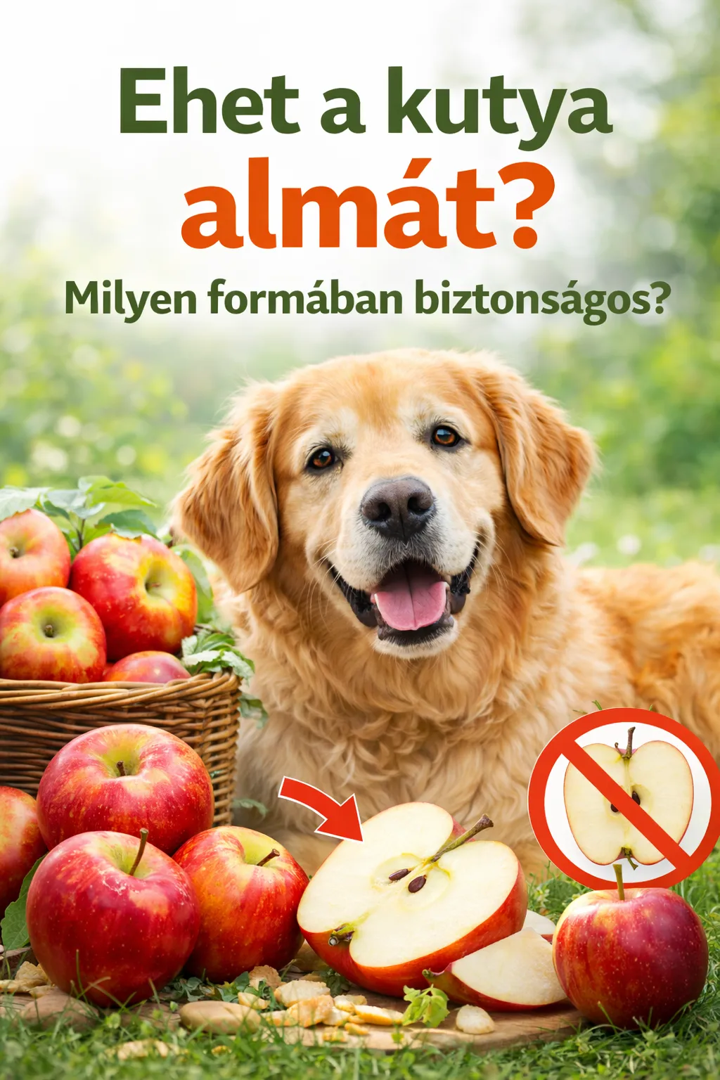 Ehet a kutya almát? Milyen formában biztonságos?
