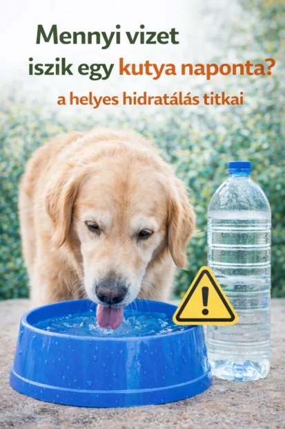 mennyi vizet iszik egy kutya naponta, kutya napi vízigény, kutya folyadékbevitel