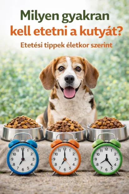milyen gyakran kell etetni a kutyát, kutya etetési gyakoriság, kutya etetés naponta hányszor