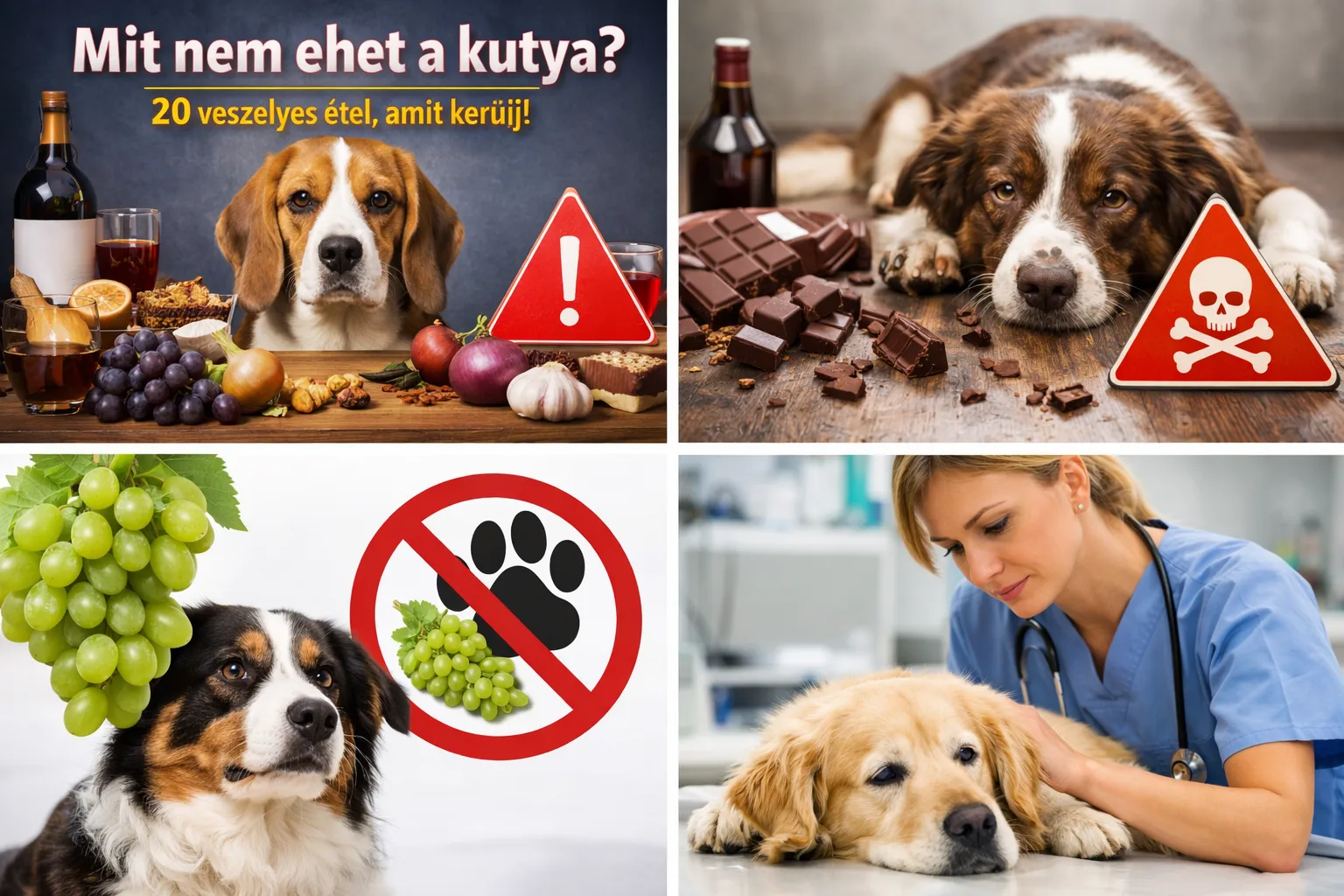Mit nem ehet a kutya? 20 veszélyes étel, amit azonnal kerülj