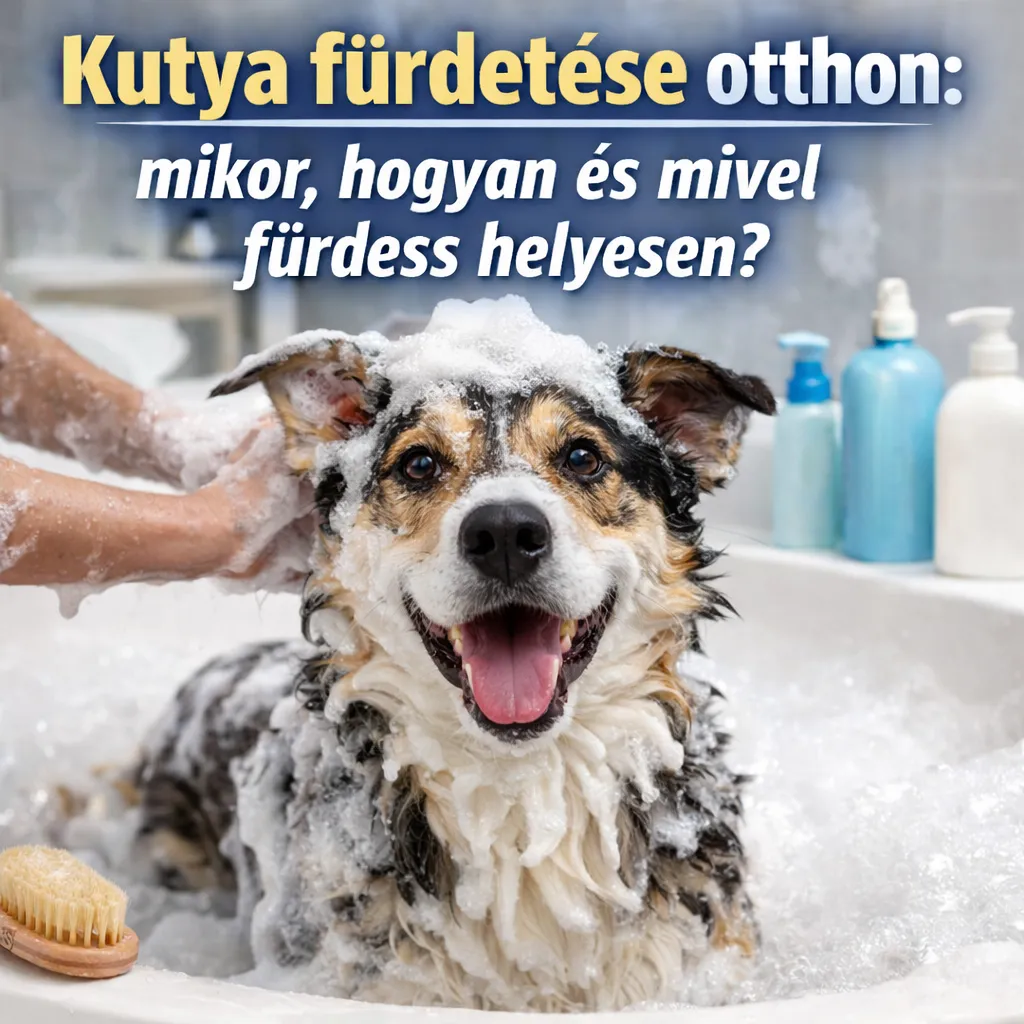 Kutya fürdetése otthon: mikor, hogyan és mivel fürdess helyesen?