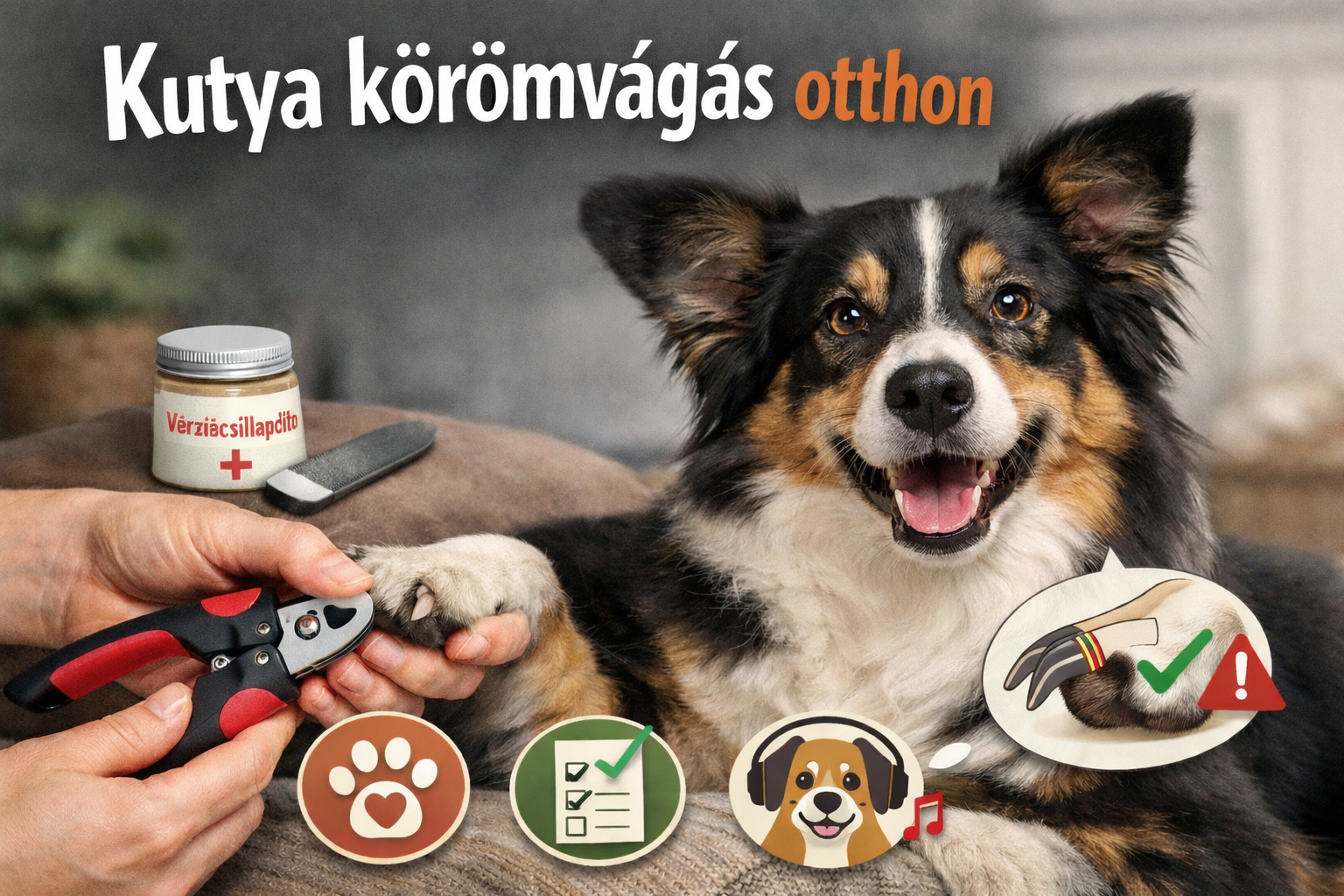 Kutya körömvágás otthon – lépésről lépésre, hogy ne legyen stressz belőle