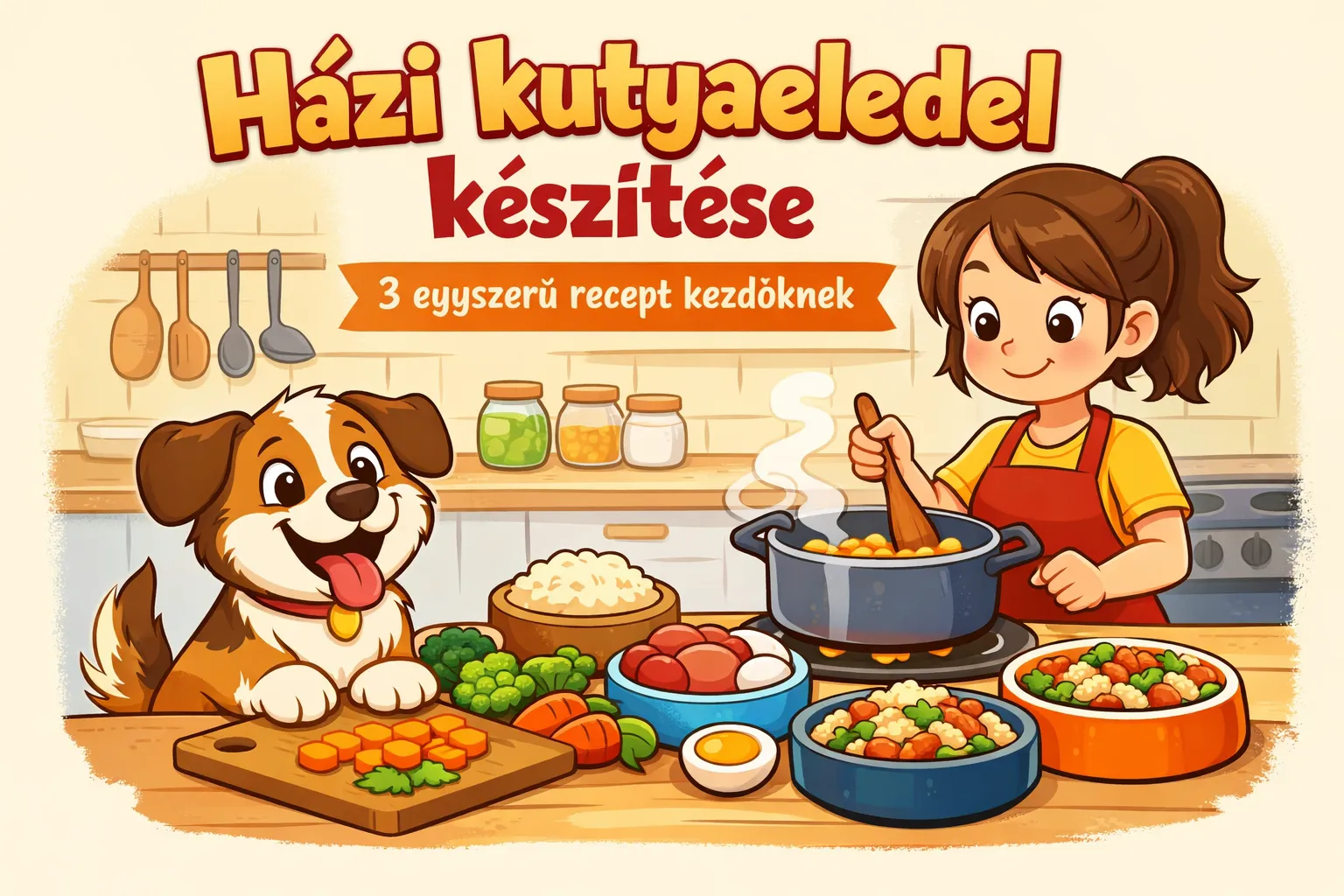 Házi kutyaeledel készítése – Mit főzhetsz a kutyádnak, mire figyelj és 3 egyszerű recept kezdőknek