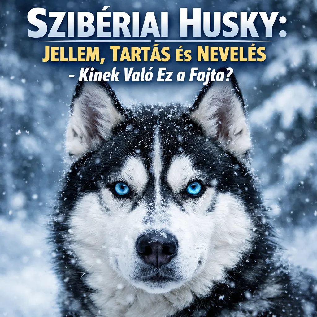 Szibériai husky jellem, tartás, nevelés – Kinek való igazán ez a fajta?