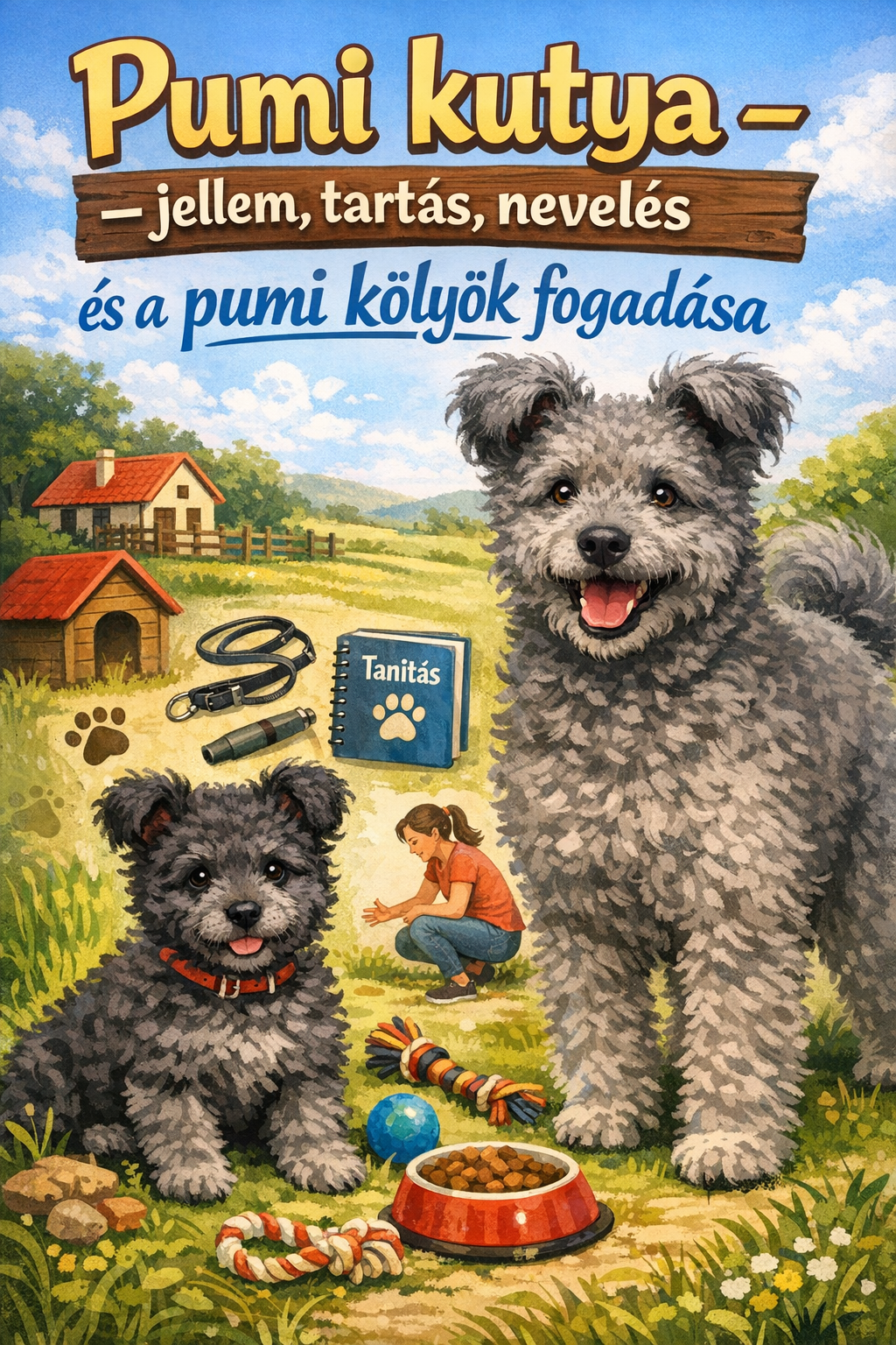 Pumi kutya – jellem, tartás, nevelés és a pumi kölyök fogadása teljes útmutató
