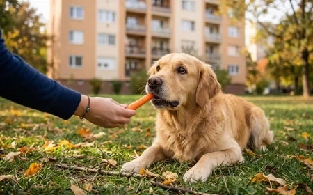 Kutya immunerősítő friss zöldségeket és gyümölcsöket kap a gazditól